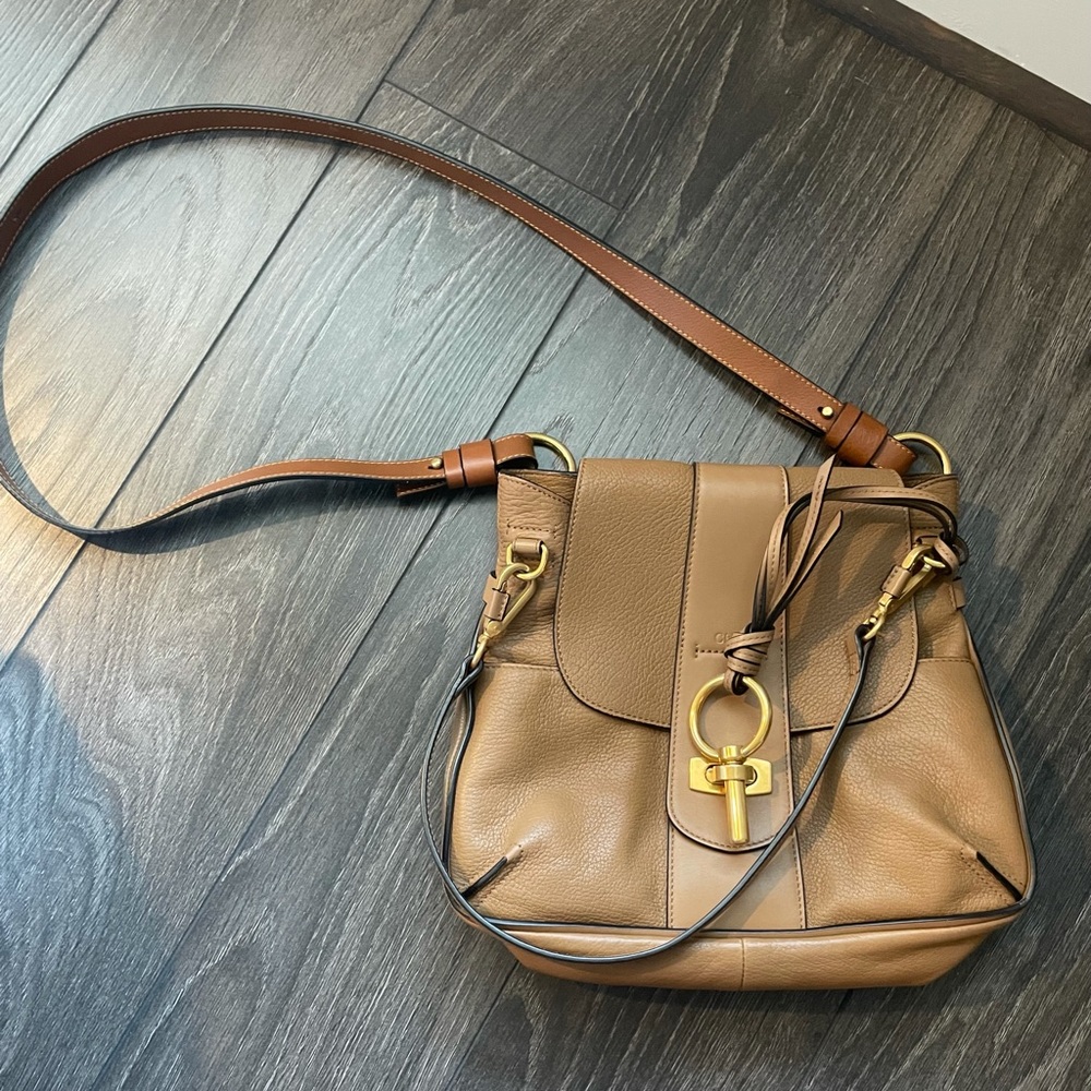 Chloe leather crossbody bag